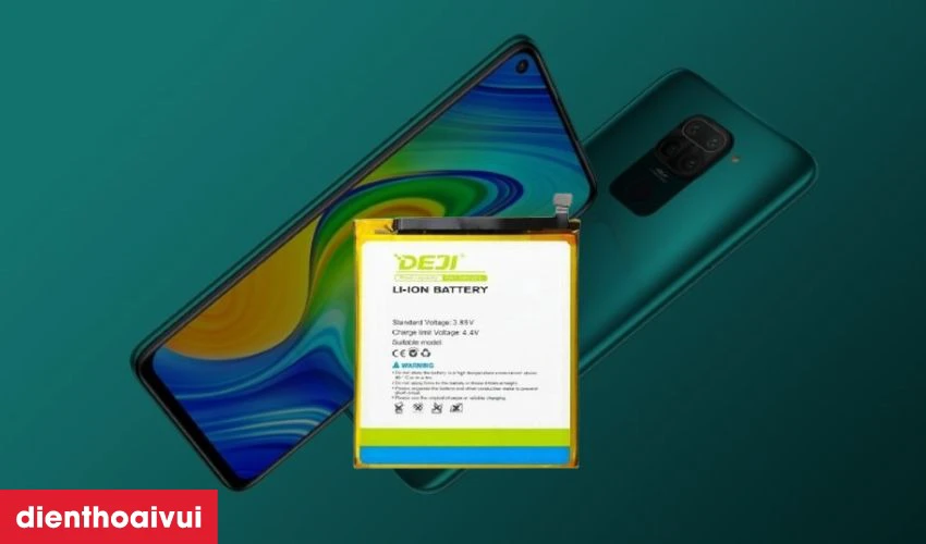 Pin ch&iacute;nh h&atilde;ng Deji được sản xuất để thay thế cho Xiaomi Redmi 10X