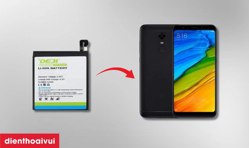Pin ch&iacute;nh h&atilde;ng Deji thay cho Xiaomi Redmi 5 Plus c&oacute; tốt kh&ocirc;ng?