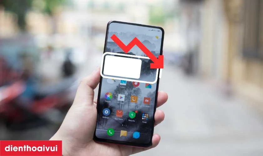 Phần trăm pin kh&ocirc;ng ổn định