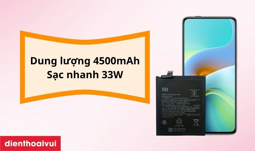 Giới thiệu pin Xiaomi Redmi K30 Ultra