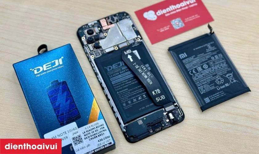 Thiết bị được kiểm tra lại khả năng sạc, mức độ ổn định nguồn