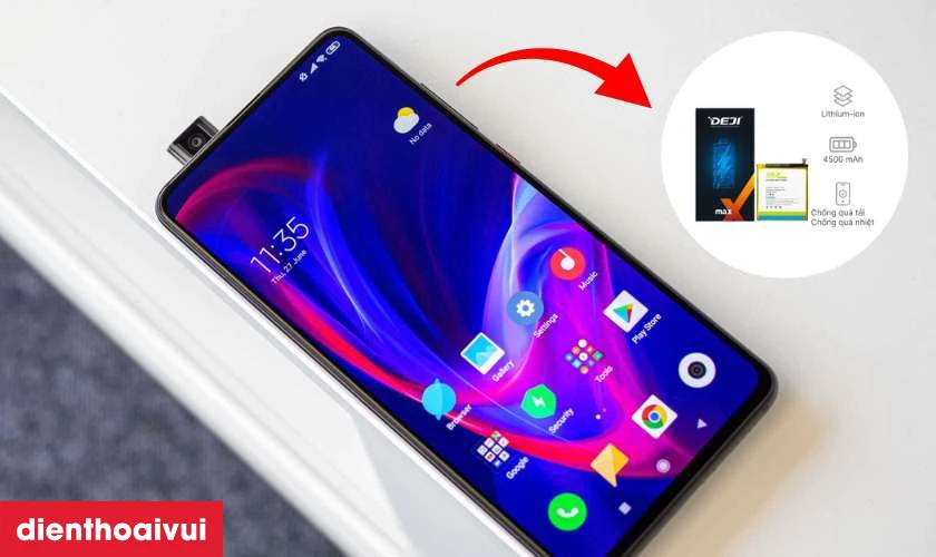 Đánh giá pin Xiaomi Redmi K30 Ultra hãng Deji