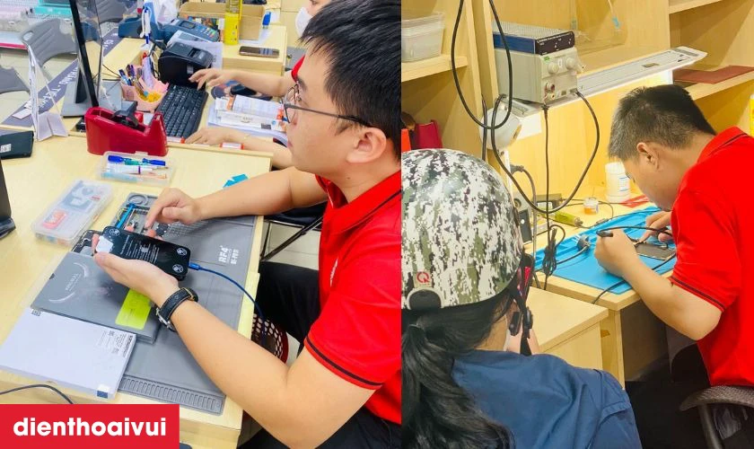 Kỹ thuật vi&ecirc;n kiểm tra v&agrave; b&aacute;o gi&aacute; cho kh&aacute;ch h&agrave;ng trước khi thực hiện