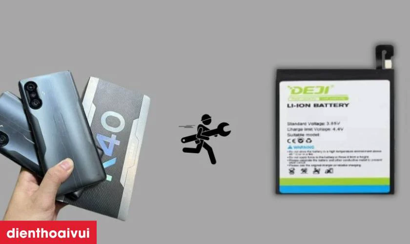 C&oacute; n&ecirc;n thay pin Xiaomi Redmi K40 Pro Deji kh&ocirc;ng?