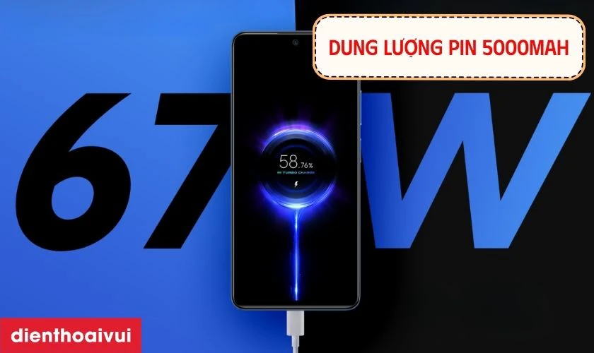 Tổng quan pin Xiaomi Redmi Note 11 Pro 5G