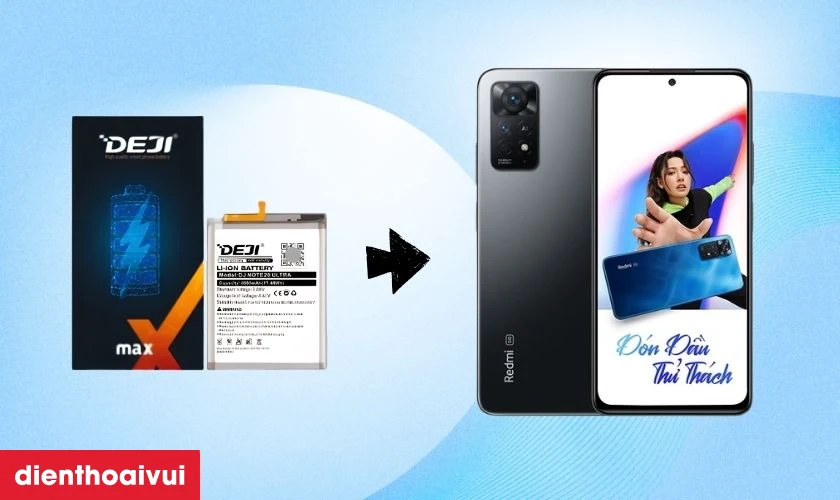 Pin Deji thay cho Xiaomi Redmi Note 11 Pro có tốt không