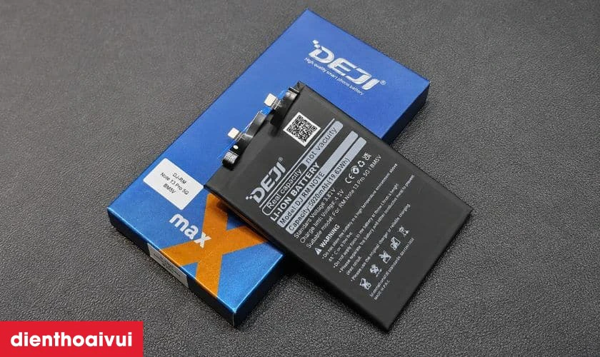 Tổng quan pin Xiaomi Redmi Note 13 Pro 5G hãng Deji