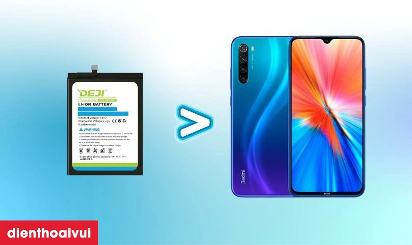 Pin Deji thay cho Xiaomi Redmi Note 8 có tốt không