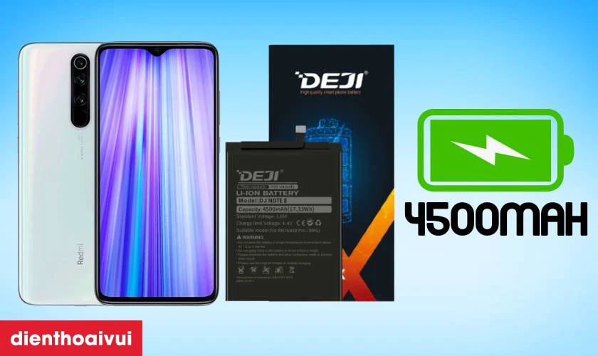 Pin pin Xiaomi Redmi Note 8 Pro ch&iacute;nh h&atilde;ng Deji l&agrave; g&igrave;
