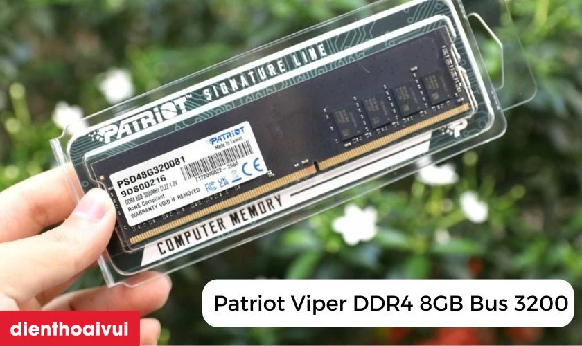 RAM laptop Patriot DDR4 8GB Bus 3200 c&oacute; tốt kh&ocirc;ng?