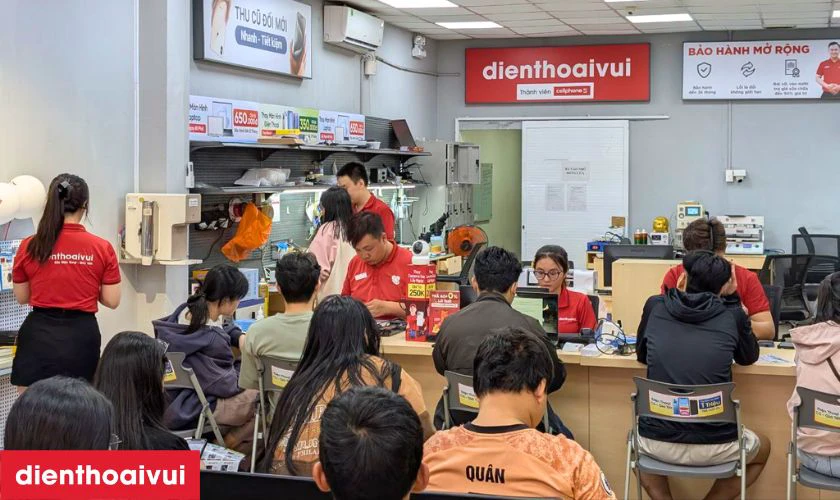 Quy trình thay ron màn hình iPhone 11 Pro tại Điện Thoại Vui