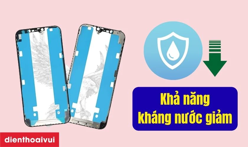 Thay ron m&agrave;n h&igrave;nh 12 Pro Max c&oacute; mất chống nước kh&ocirc;ng?