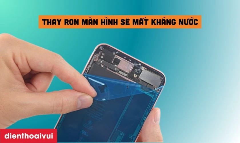 Thay ron m&agrave;n h&igrave;nh XS c&oacute; mất chống nước kh&ocirc;ng?