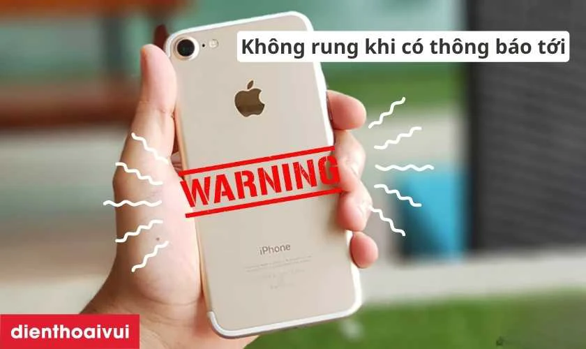 Khi n&agrave;o cần thay rung iPhone 7?