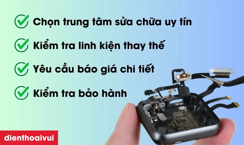 Những lưu &yacute; trước khi Thay vỏ Apple Watch Series 6