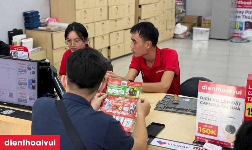 Đến Điện Thoại Vui để sử dụng dịch vụ thay vỏ Apple Watch Series 6 ch&iacute;nh h&atilde;ng, lấy liền