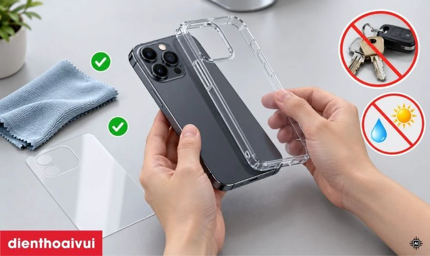 Mẹo bảo vệ máy sau khi thay bền đẹp