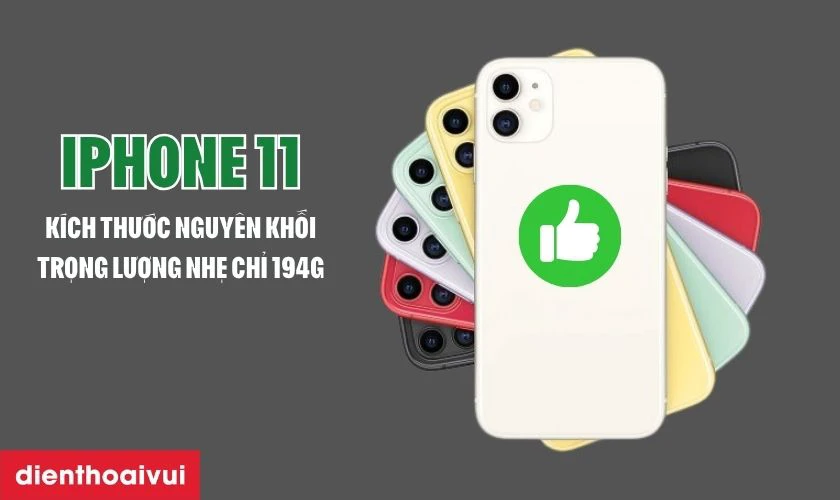 Kích thước 150.9 x 75.7 x 8.3 mm, trọng lượng nhẹ chỉ 194g