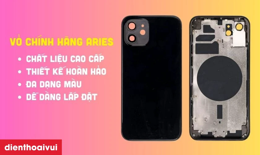 Vỏ ch&iacute;nh h&atilde;ng Aries thay cho iPhone 12 c&oacute; tốt kh&ocirc;ng