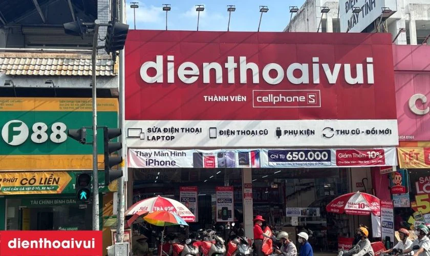 Dịch vụ thay vỏ iPhone 12 ch&iacute;nh h&atilde;ng GENA lấy liền, nhanh ch&oacute;ng tại Điện Thoại Vui