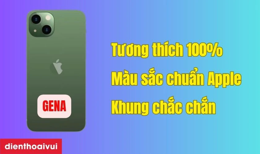 Vỏ ch&iacute;nh h&atilde;ng GENA thay cho iPhone 13 Mini c&oacute; g&igrave; nổi bật?