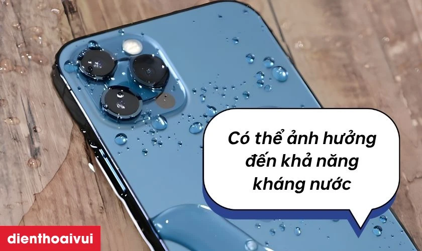 Thay vỏ iPhone 13 Pro có ảnh hưởng gì không?