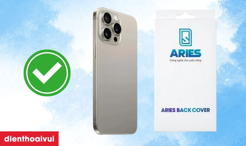 Thay vỏ iPhone 15 Pro Max chính hãng Aries