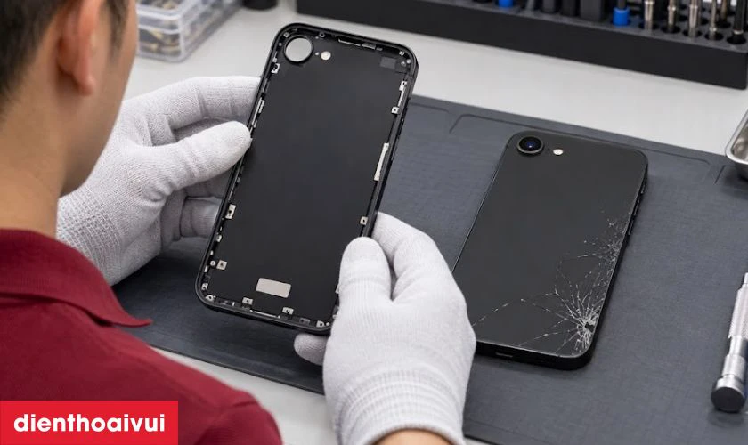 Thay vỏ iPhone 16e gồm những gì?