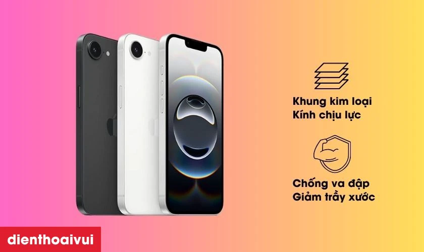Thay vỏ iPhone 16e ch&iacute;nh h&atilde;ng GENA
