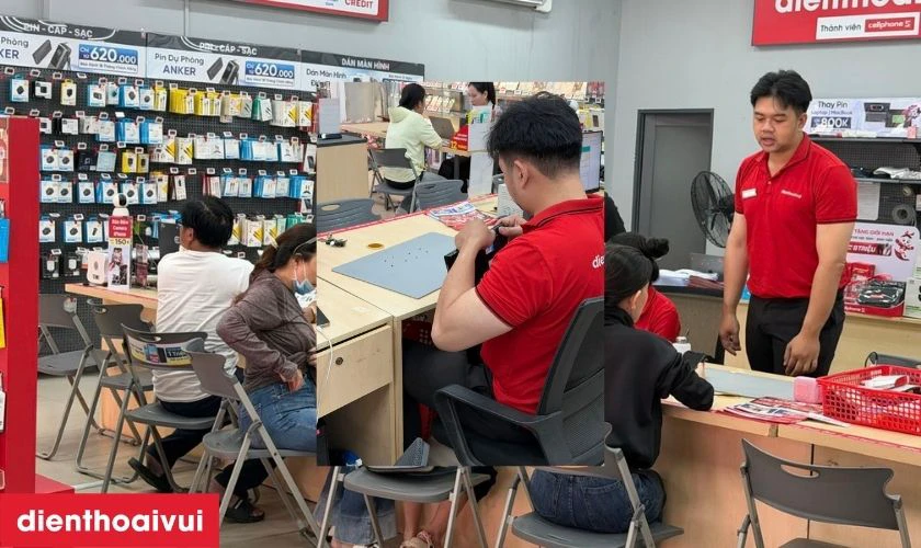Quy tr&igrave;nh thay vỏ iPhone 17 Pro Max 5G GENA tại Điện Thoại Vui