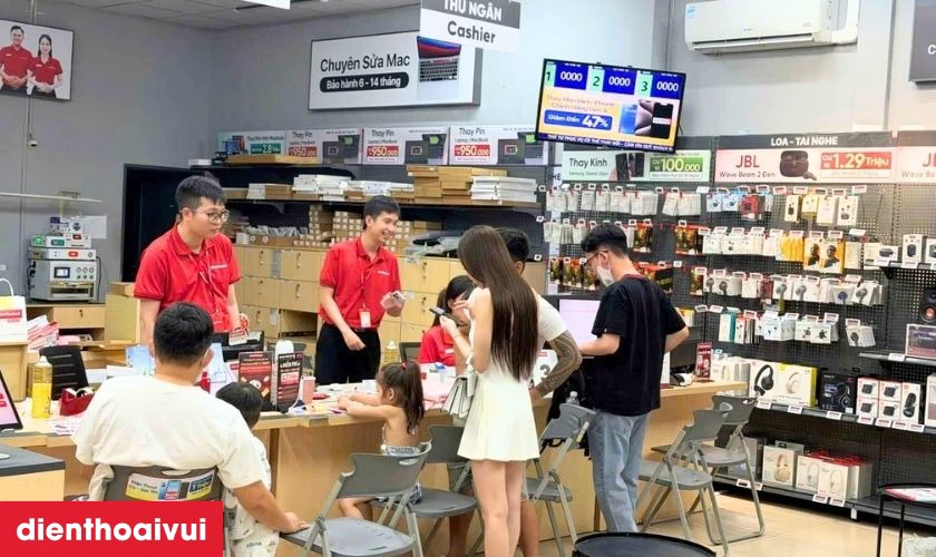 Quy tr&igrave;nh thay vỏ iPhone Air GENA tại Điện Thoại Vui