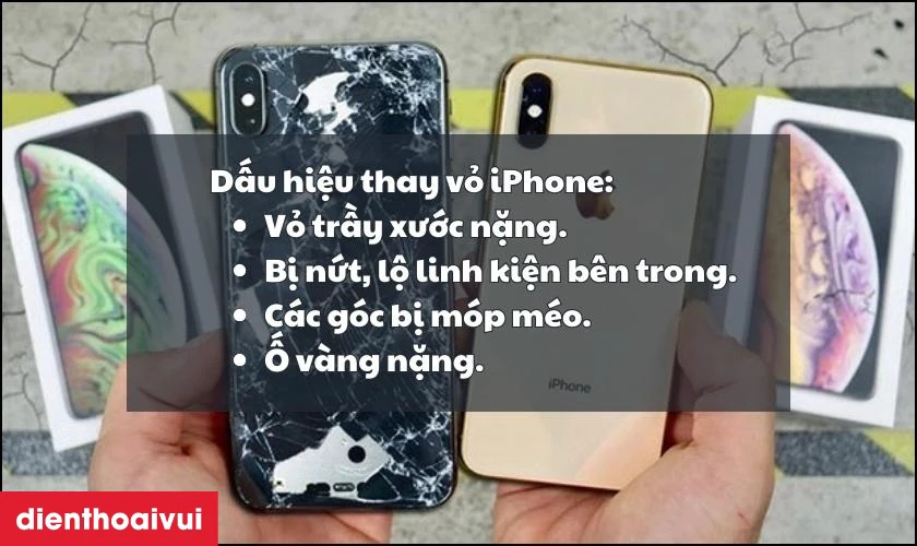Các dấu hiệu nên thay vỏ