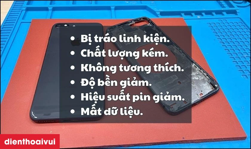Những rủi ro cần lưu ý khi thay vỏ iPhone là gì?