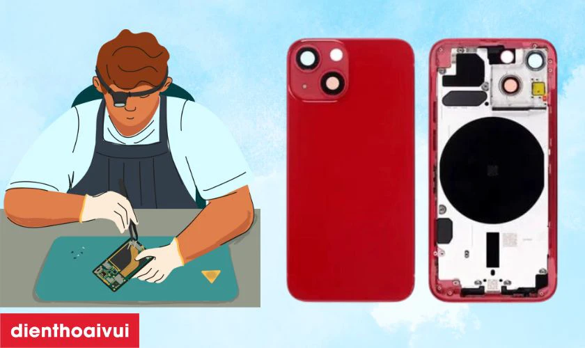Thay vỏ khung sườn iPhone c&oacute; ảnh hưởng g&igrave; kh&ocirc;ng?