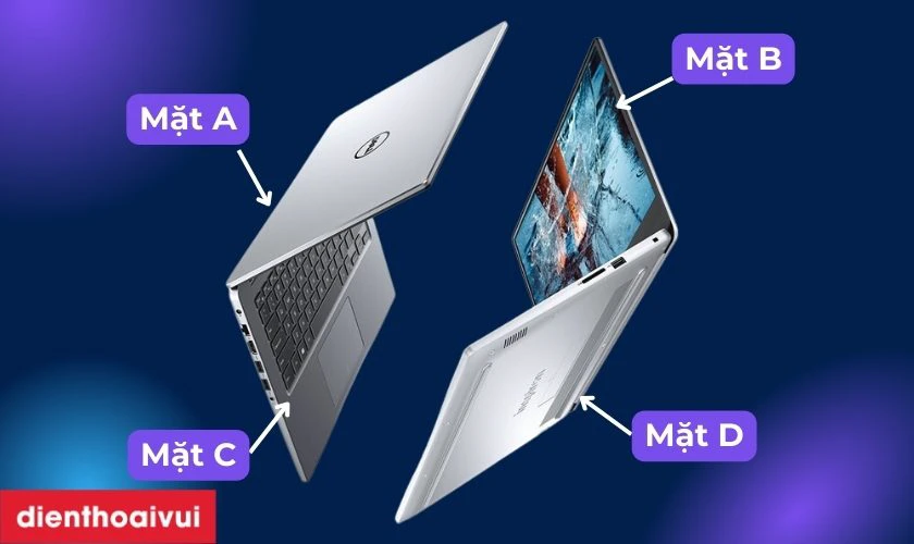 Cấu tạo h&igrave;nh th&agrave;nh n&ecirc;n chiếc vỏ laptop Dell