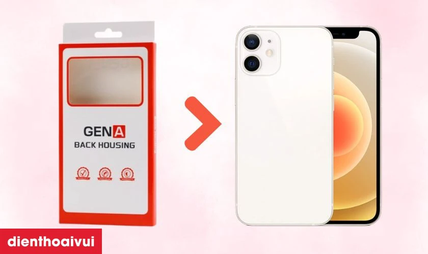 Thay vỏ iPhone 12 chính hãng GENA