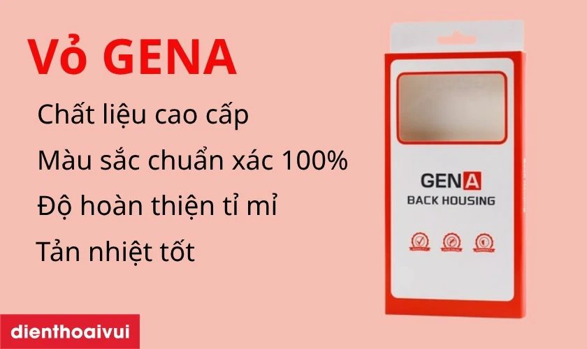 Vỏ GENA ch&iacute;nh h&atilde;ng thay cho iPhone 14 Pro c&oacute; g&igrave; kh&aacute;c biệt?