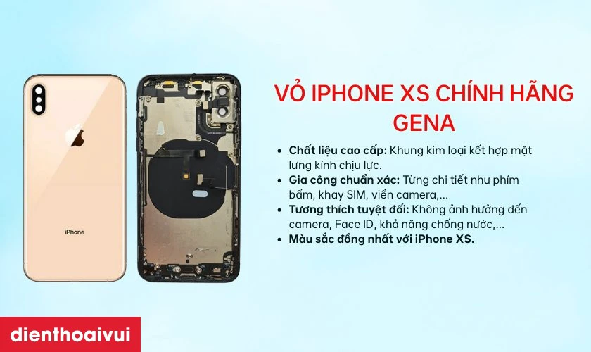 Vỏ GENA ch&iacute;nh h&atilde;ng thay cho iPhone XS c&oacute; đ&aacute;ng thay kh&ocirc;ng?