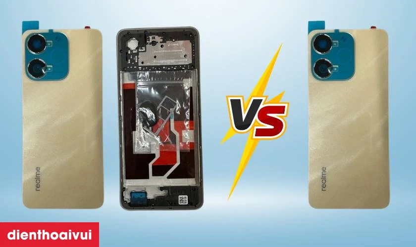 Thay vỏ Realme Note 70 bao gồm những gì? Khác gì so với thay kính lưng?