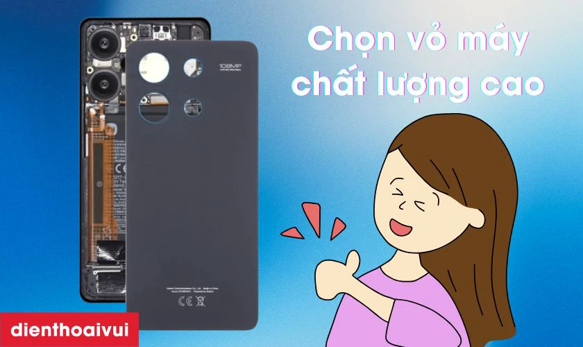 Cần lưu ý gì khi thay vỏ Xiaomi Redmi Note 13?