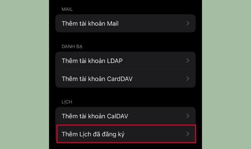C&aacute;ch th&ecirc;m lịch &acirc;m v&agrave;o iPhone