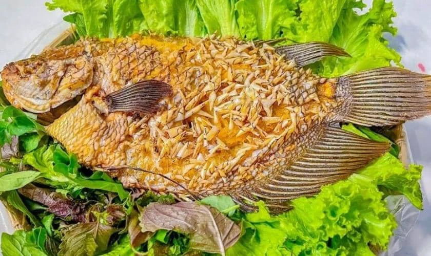 Cá tai tượng chiên xù
