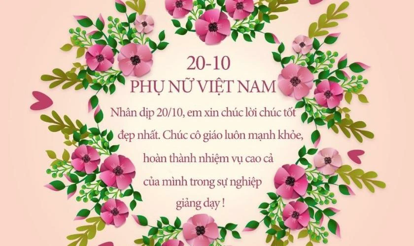 Mẫu tặng cô