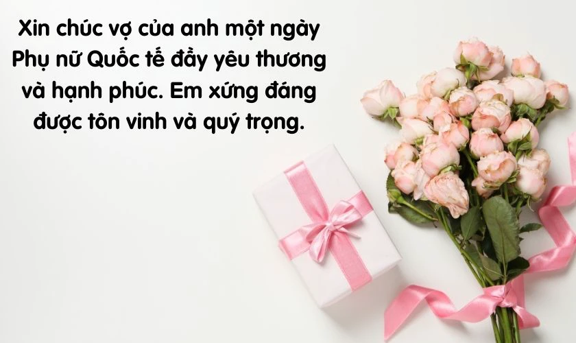 Thiệp 8/3 tặng vợ tình cảm