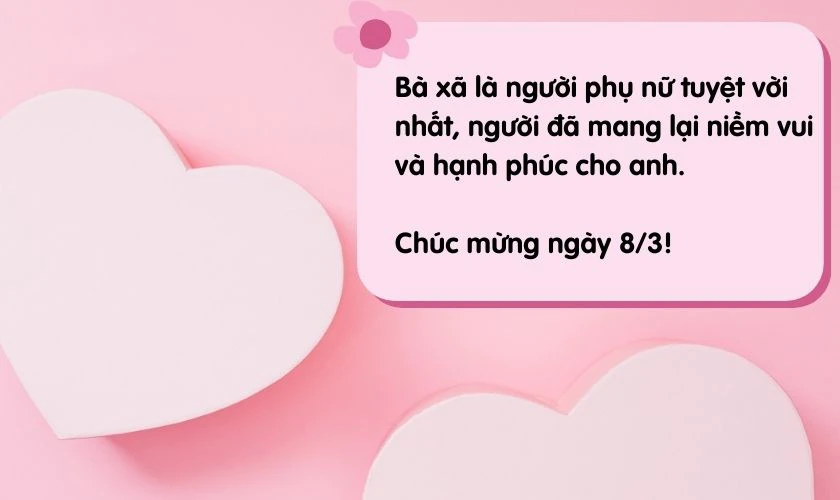 Bà xã là người tuyệt vời nhất