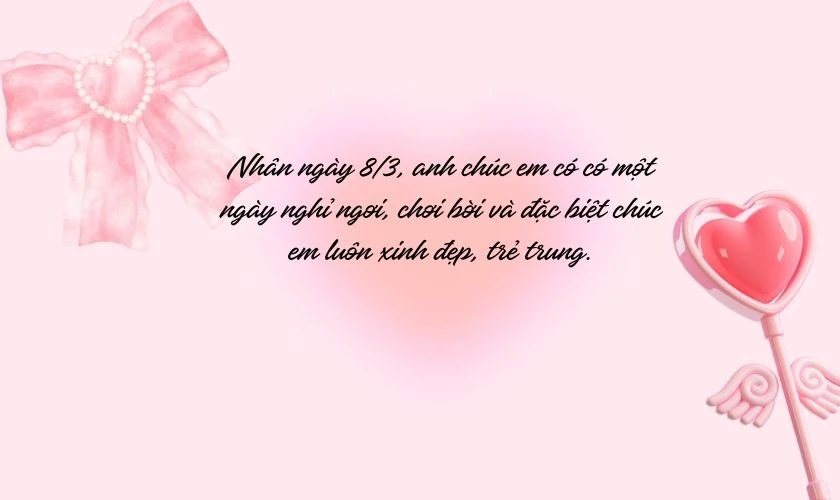 Chúc bạn gái luôn ngoan xinh yêu