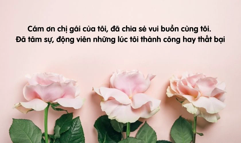 Thiệp mừng 8/3 chị gái cảm động