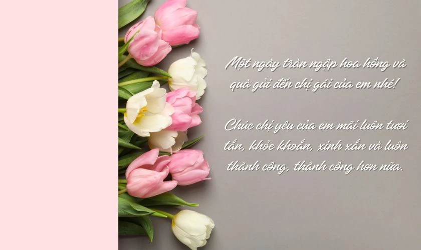 Gửi đến chị ngàn lời yêu thương