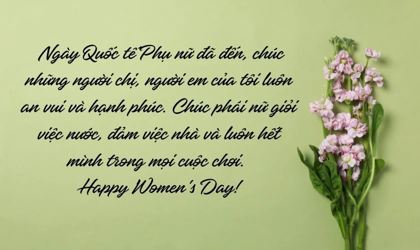 Thiệp 8/3 đẹp nhất dành tặng bạn bè