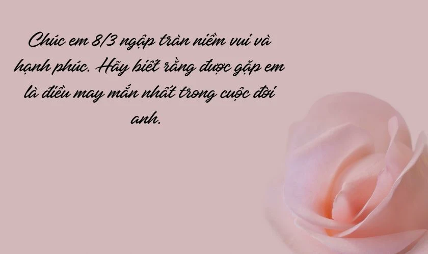 Chúc crush ngày Quốc tế Phụ nữ